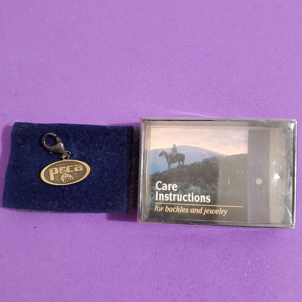 New Montana Silversmiths PRCA Zipper Pull Charm